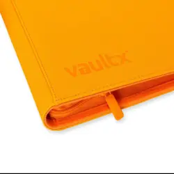 Vault X Neon Orange Exo Tec Zip Binder 9 Pocket Side Loading Holds 360 Cards TCG - Image 2