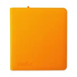 Vault X Neon Orange Exo Tec Zip Binder 9 Pocket Side Loading Holds 360 Cards TCG - Image 4