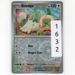 Pokemon TCG Drampa 130/159 Sv09: Journey Together Reverse Holo Card EN-NM 2025 - Image 3