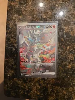 Reshiram EX 166/086 English SIR White Flare MINT Pokemon TCG Card + Bonus free - Image 2