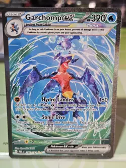 Special Illustration Rare Garchomp Ex 245/182 Pokemon Card Paradox Rift NM-MT - Image 1