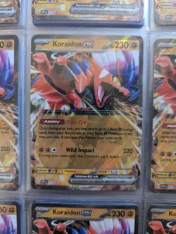 Koraidon EX Scarlet & Violet Promo Card 029 NM Condition Lot Of 18 Two Pages - Image 2