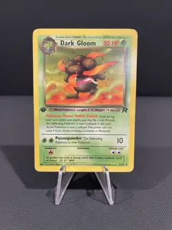 Pokemon Card 1ST EDITION Dark Gloom Team Rocket 36/82 WotC Vintage 2000 NM - Image 1