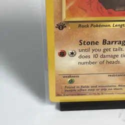 Pokemon Geodude 1st Edition Fossil Card 47/62 LP-NM - Image 5