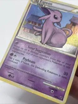 Espeon Undaunted Holo Rare 2/90 Pokemon Card 2010 - Image 2