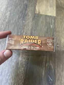 Tomb Raider Lara Croft Trapped in the Tombs Quest Deck Card Game 1999 NIB Sealed - Image 4