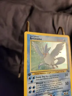 Pokemon TCG Articuno 1st Edition Holo Rare Card 2/62 Fossil - Image 2