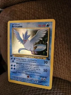 Pokemon TCG Articuno 1st Edition Holo Rare Card 2/62 Fossil - Image 5