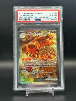 PSA 10 GEM MINT Dachsbun ex Stellar Crown Full Art Holo Pokemon Card #169/142 - Image 1