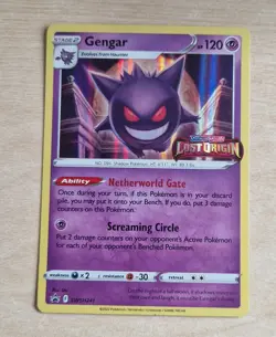 Gengar SWSH241 Lost Origin Stamped Promo Pokemon Card - Image 1
