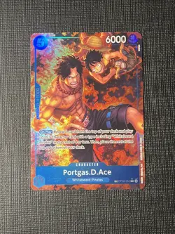 One Piece Card Game CCG TCG Portgas.D.Ace OP08-052 TR Treasure Rare Alt Art - Image 1