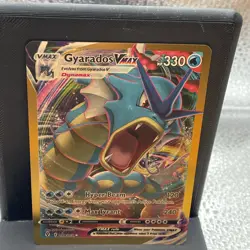 Gyarados VMax 029/203 Gold Metal Fan Art Card Rare P2 Free Ship!! - Image 1