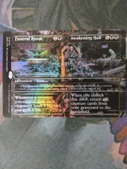 Funeral Room Awakening Hall - Borderless Foil | 7% Off 2+ | Duskmourn | NM | MTG - Image 1