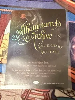 MTG Foil Alhammarret's Archive Secret Lair Encyclopedia of Magic Unplayed - Image 1