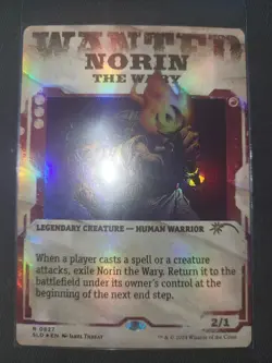 MTG Norin The Wary RAINBOW FOIL Secret Lair 827 NM/M - Image 1
