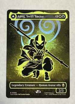Aang, Swift Savior (Borderless) (Neon Ink Foil) Avatar: The Last Airbender Foil - Image 1