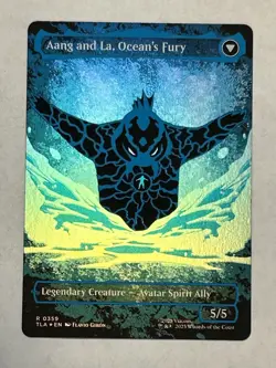 Aang, Swift Savior (Borderless) (Neon Ink Foil) Avatar: The Last Airbender Foil - Image 2