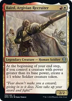 Baird, Argivian Recruiter 195 MTG Dominaria United Uncommon NP - Image 1