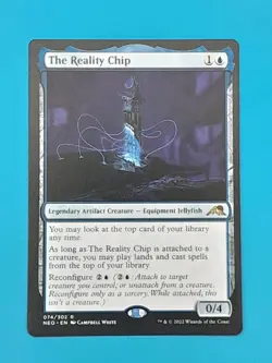 MTG The Reality Chip NEO #074 Rare NM - Image 1