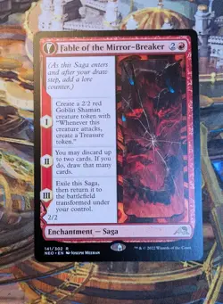 MTG Fable Of The Mirror Breaker - NEO Rare - NM - Image 1