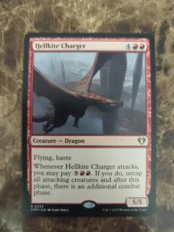 MTG Hellkite Charger Commander Masters 0232 Regular Rare - Image 1