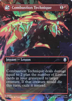 Combustion Technique (Borderless), 301, TLA, Foil - Image 1