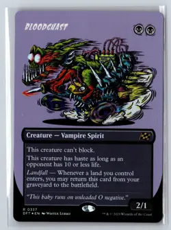 Bloodghast (Borderless) Holo R Aetherdrift 337 NM - Image 1