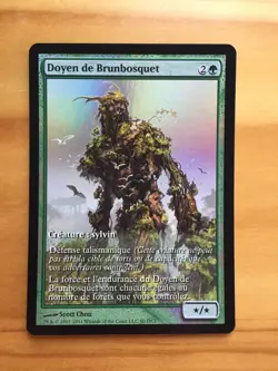 Mtg Game Day Promos Dungrove Elder French FOIL NM/SP - Image 1