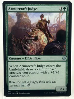 Armorcraft Judge NM/M* Commander Legends ENGLISH 218/361 mtg -UnltdCards - Image 1