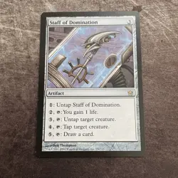 Staff of Domination - 5th Fifth Dawn - MTG Magic the Gathering - LP - Image 1