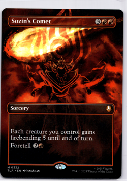Sozin's Comet Borderless NM MTG - Image 1