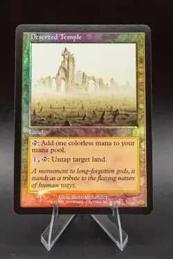 Deserted Temple: 2001 Magic the Gathering - Odyssey Foil - Image 1