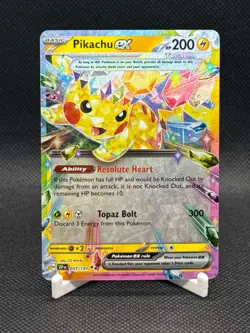 Pokemon Pikachu Ex 057/191 Double Rare Surging Sparks - Image 1