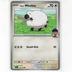 Pokemon TCG Hop's Wooloo 135/159 Sv09: Journey Together Regular Card EN-NM 2025 - Image 1