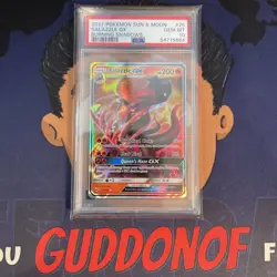 ??PSA 10 GEM MINT 2017 Pokemon Burning Shadows SALAZZLE GX #25 Ultra Rare - Image 1