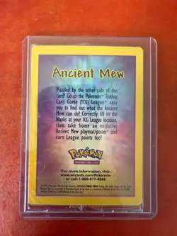 Sealed Ancient Mew Holofoil Promo Card Pokemon the Movie 2000 - Image 1