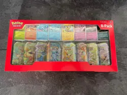 3x Pokemon TCG: Prismatic Evolutions Costco Mini Tins 8 Pack - New & Sealed?? - Image 1