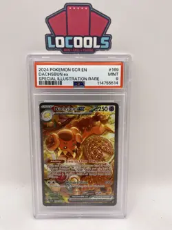 2024 POKEMON SCR EN DACHSBUN EX SPECIAL ILLUSTRATION RARE #169 PSA 9 - Image 1