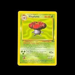 Pokemon TCG Vileplume 31/64 1st Edition Jungle Non-Holo Rare LP - Image 1