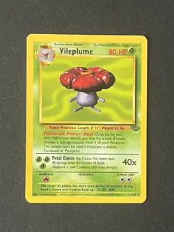 Pokemon TCG Vileplume 31/64 1st Edition Jungle Non-Holo Rare LP - Image 3
