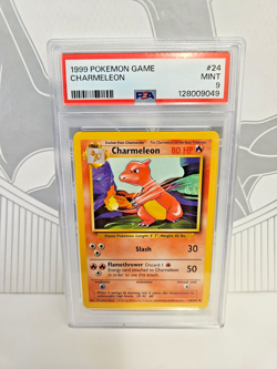 PSA 9 Charmeleon 24/102 1999 Pokemon Game Base Set Unlimited WOTC Mint - Image 1