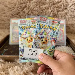 [Pokemon] 2-pk Prismatic Evolutions / Terastal Festival Booster Packs Sealed JP - Image 1