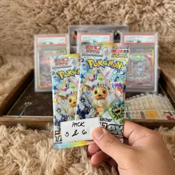 [Pokemon] 2-pk Prismatic Evolutions / Terastal Festival Booster Packs Sealed JP - Image 1