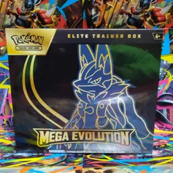 Pokemon TCG Mega Evolution Elite Trainer Box Mega Lucario New Factory Sealed - Image 1