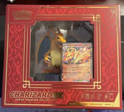 Pokemon TCG Charizard ex Super Premium Collection Box Sealed 10 Packs! US seller - Image 1