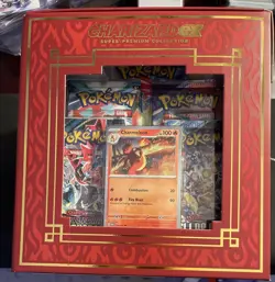 Pokemon TCG Charizard ex Super Premium Collection Box Sealed 10 Packs! US seller - Image 2