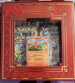 Pokemon TCG Charizard ex Super Premium Collection Box Sealed 10 Packs! US seller - Image 3