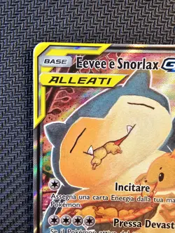 Pokemon | Eevee & Snorlax GX Sm169 Team Up Sole Luna Promo 2019 Italiano Komiya - Image 3