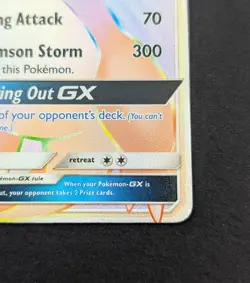 Charizard GX 150 Burning Shadows Secret Rare Rainbow Pokemon TCG MP - Image 5