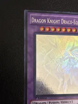 Dragon Knight Draco-Equiste DREV-EN038 Ghost Rare 1st NM Yugioh Card English - Image 5